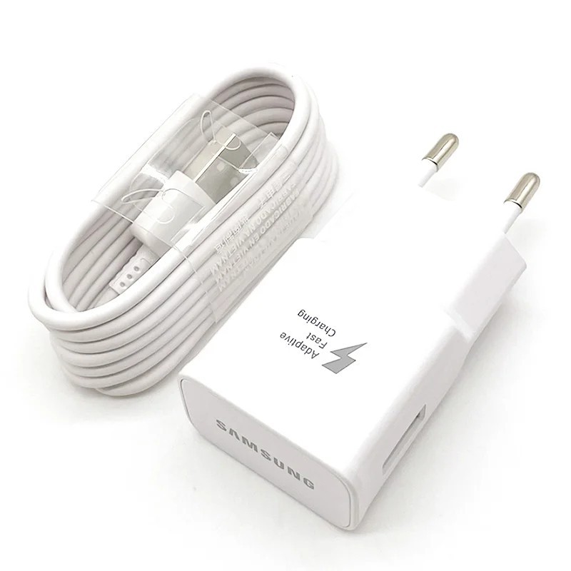 6FT Samsung Galaxy Charger Adaptive Fast Charging With USB Type C Cable White