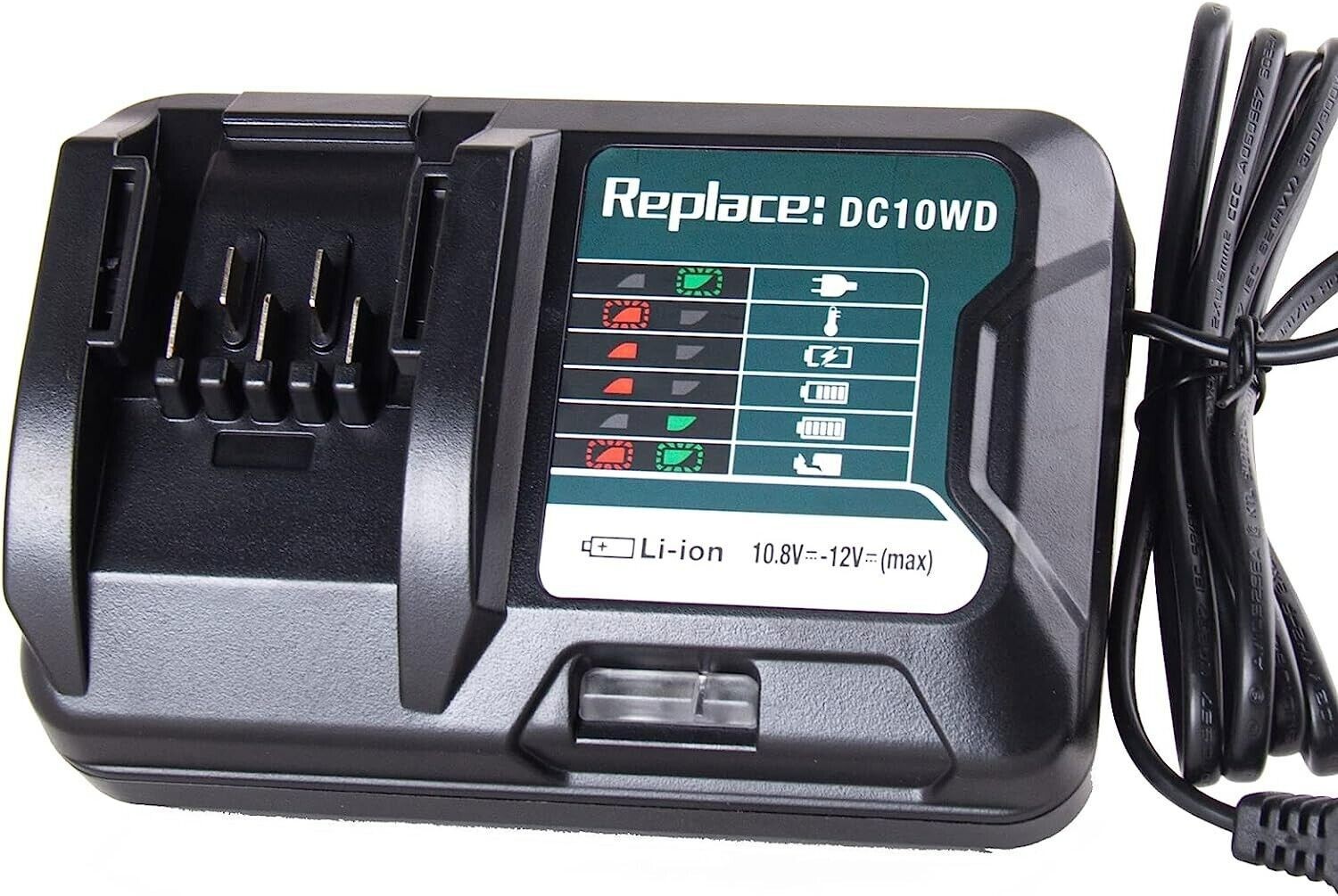 Battery Charger Replace For MAKITA 10.8V 12V DC10WD BL1015 BL1016 BL1021B BL1041