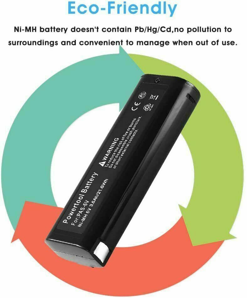 4000mAh/4800mAh For Paslode Impulse 6V 404717 Ni-MH Battery Nailer 900400 900420