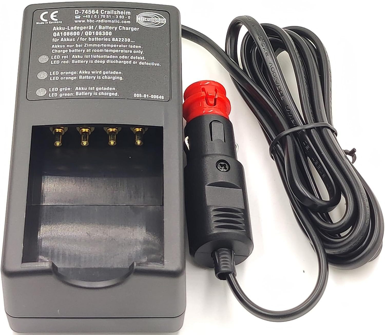 DC 24V Charger QA108600 QD108300 for HBC Battery Charger D-74564 for BA223030 Ba