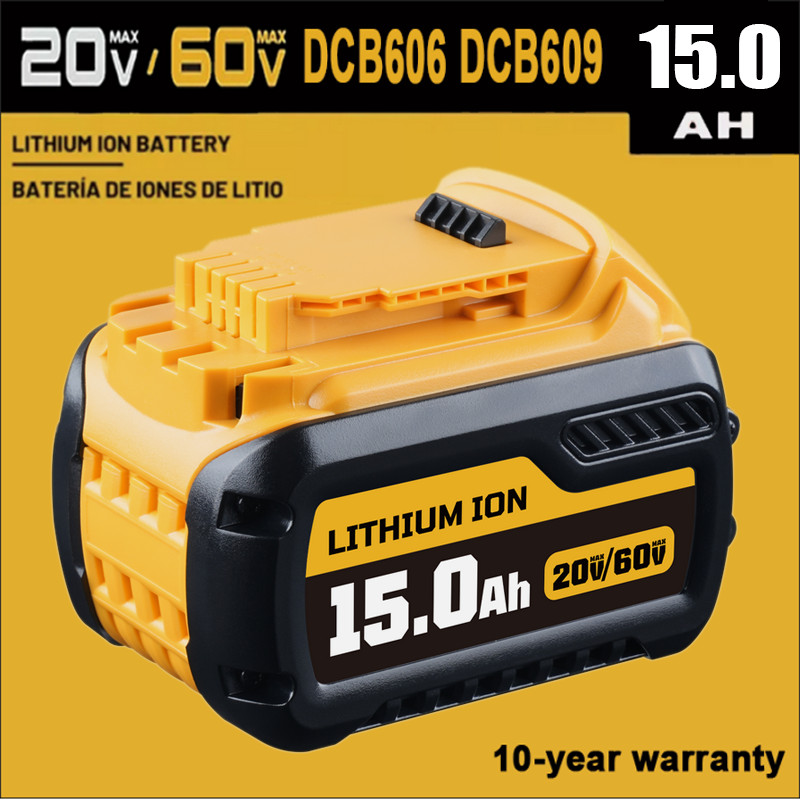 Pack 15.0AH DCB609-2 For DEWALT DCB612 20V/60V MAX FLEXVOLT Lithium-Ion Battery