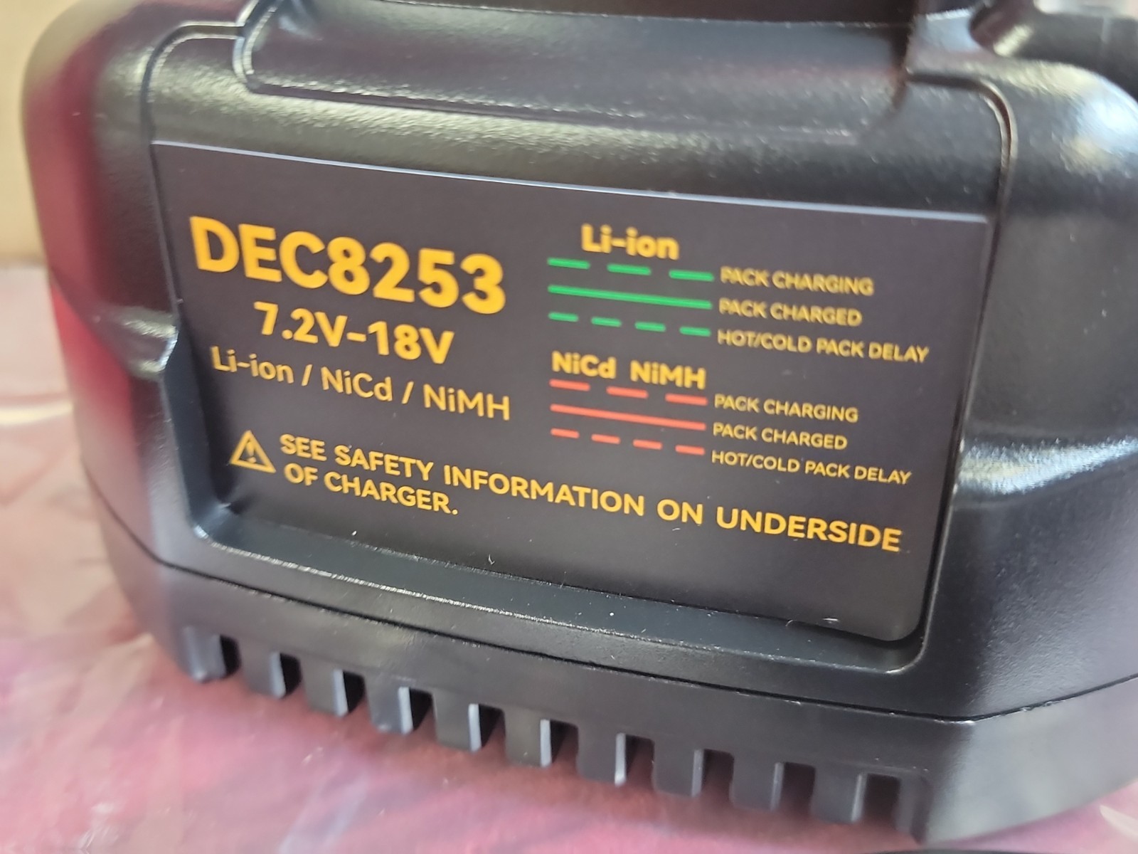 DC9310 Charger Compatible for Dewalt 7.2V-18V Battery NiCd/NiMh DC9096 DC9099 US