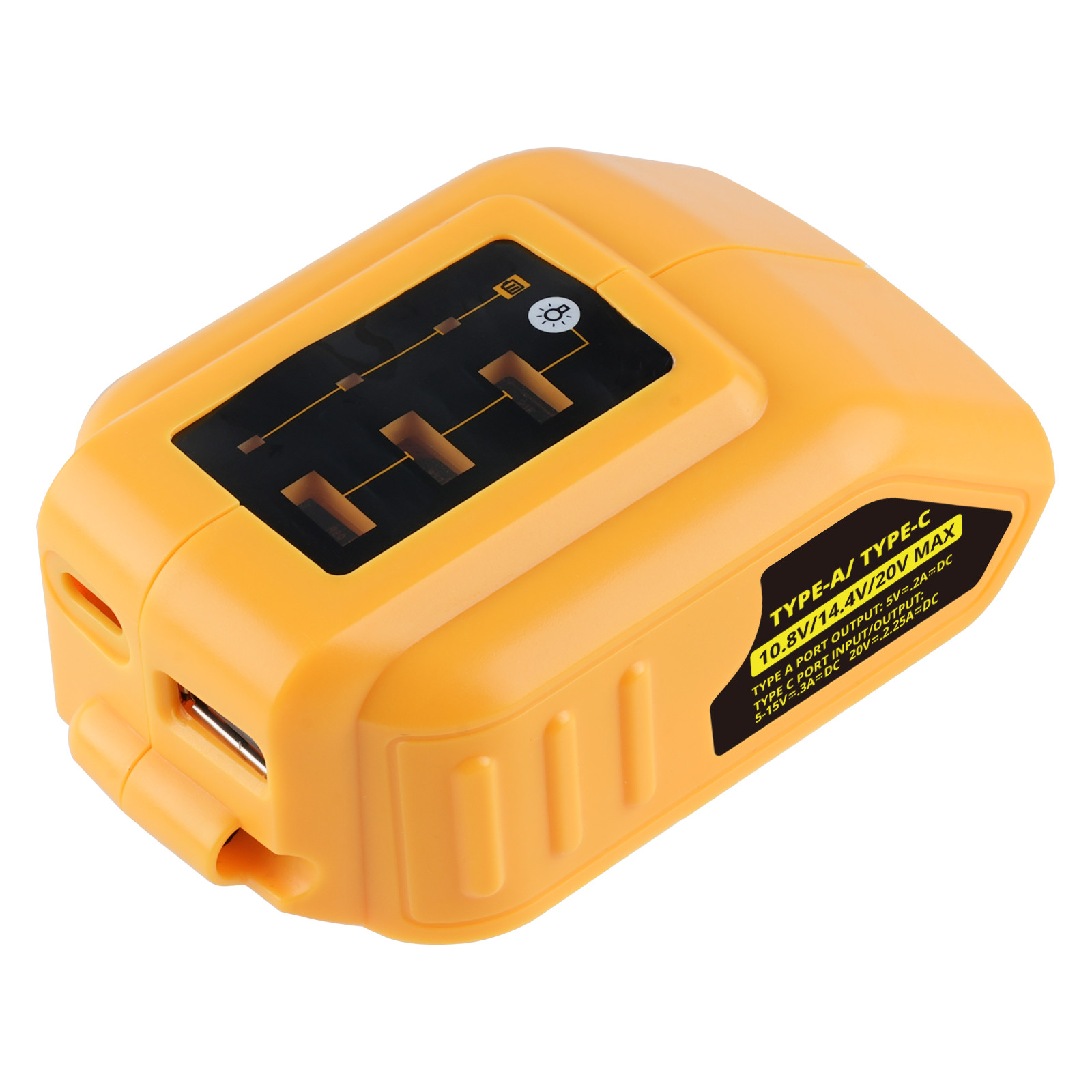 20V Max for Dewalt USB And Type C Power Source Battery Charger Adapter DCB094k
