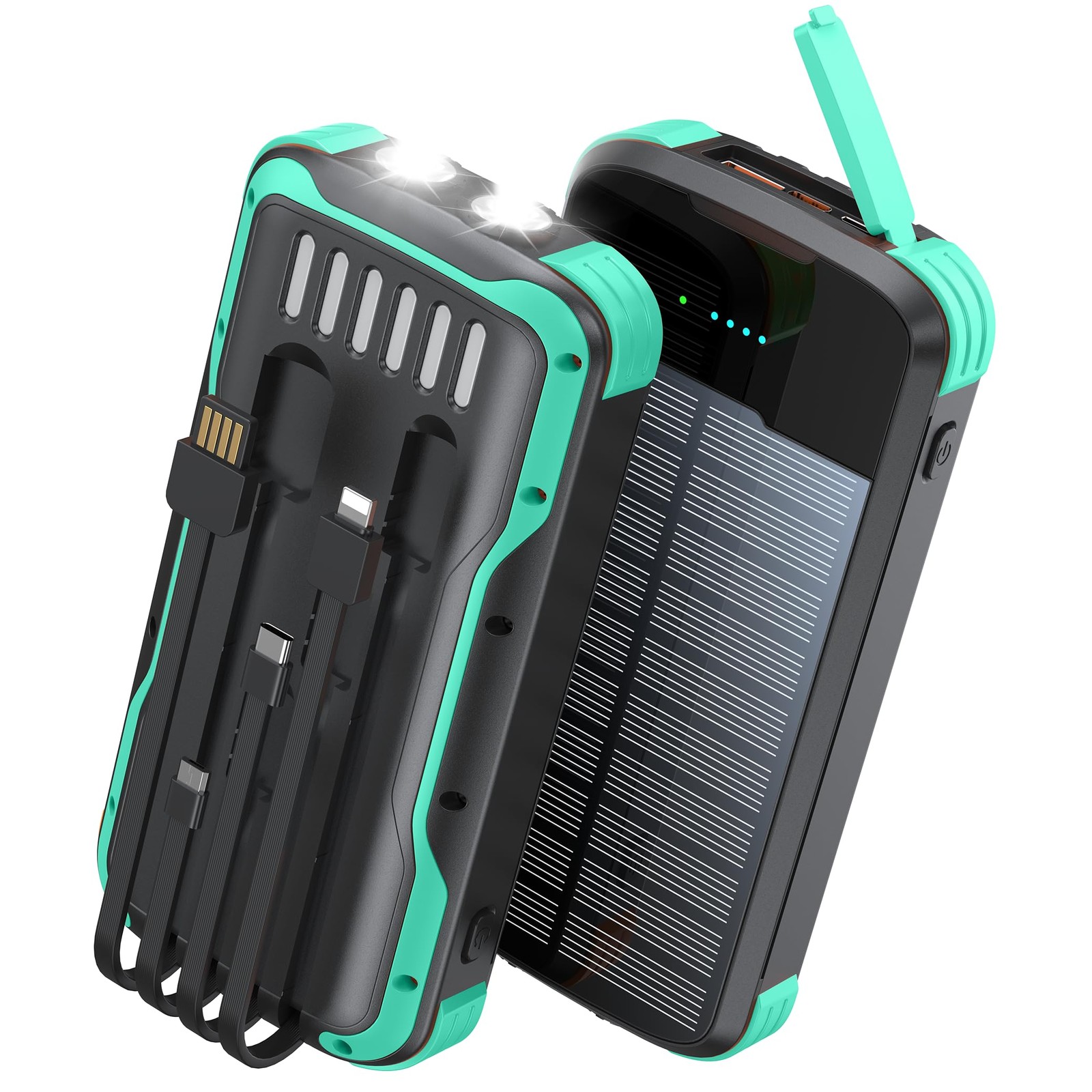 Soxono Solar Charger Power Bank Pd 20W Charging External Batter 40000Mah