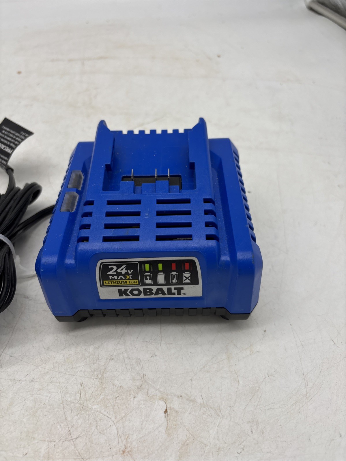 Kobalt 24V Max Power Tool Lithium Battery Charger (KRC 2445-03), Charger Only