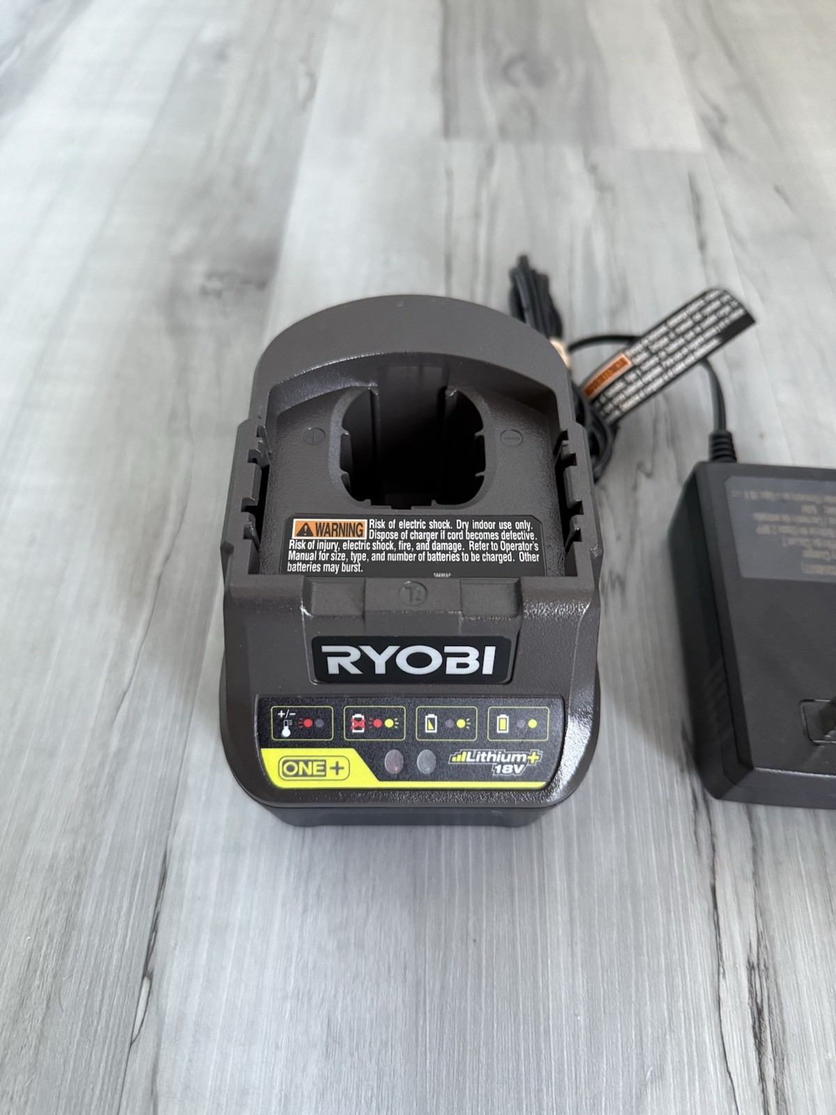 Ryobi ONE+ P118B Power Tool Battery Charger Lithium 18V Single Battery