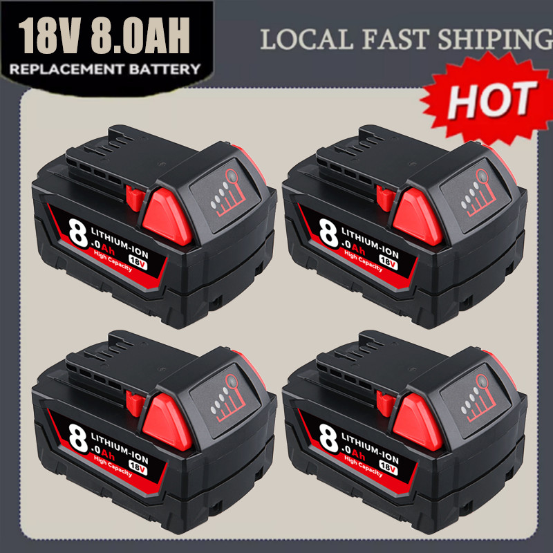 Battery For Milwaukee for M18 18V 5.5AH Extended Lithium 48-11-1890