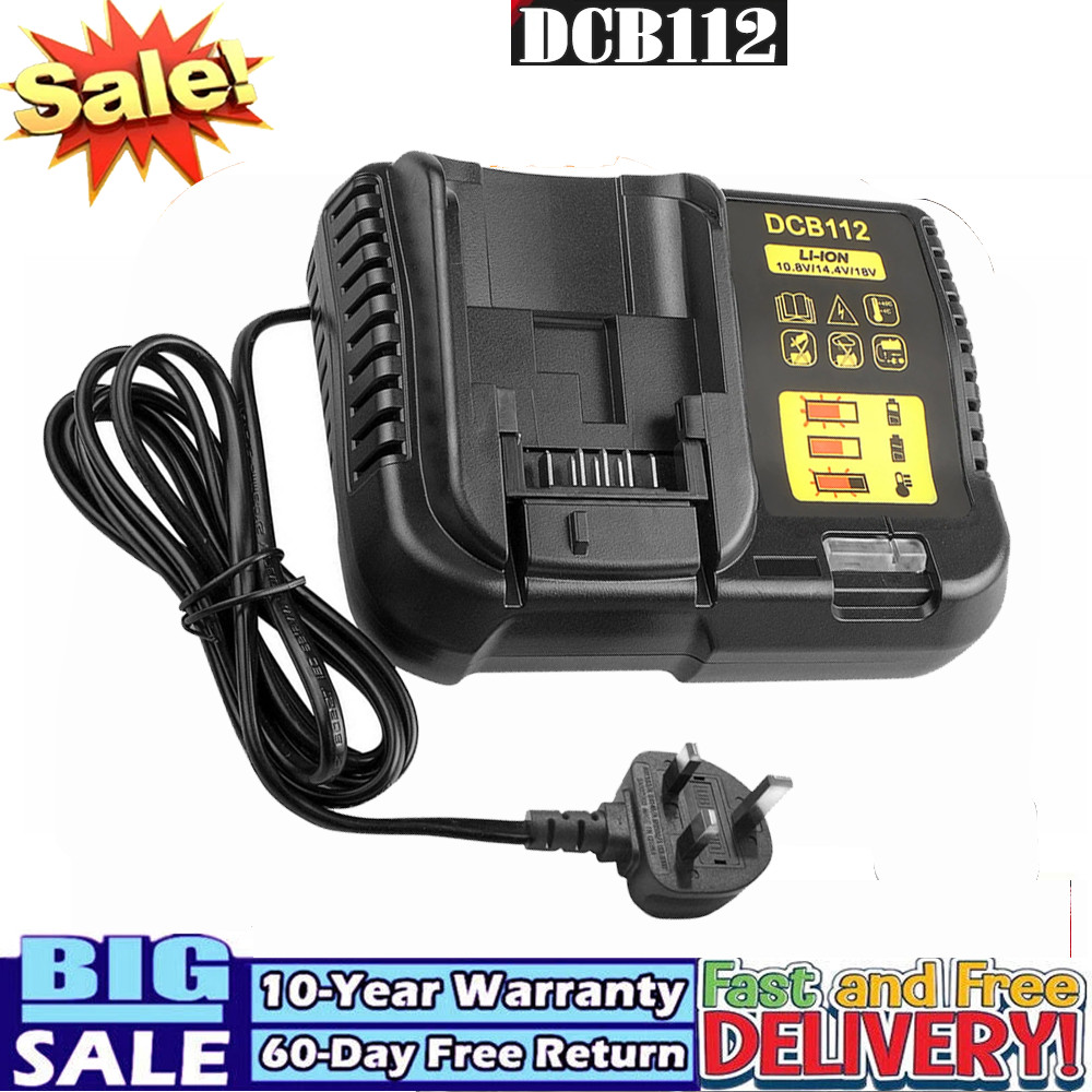 New for DEWALT DCB112 18-20V Lithium-Ion Battery Charger DCB204 DCB200 DCB205