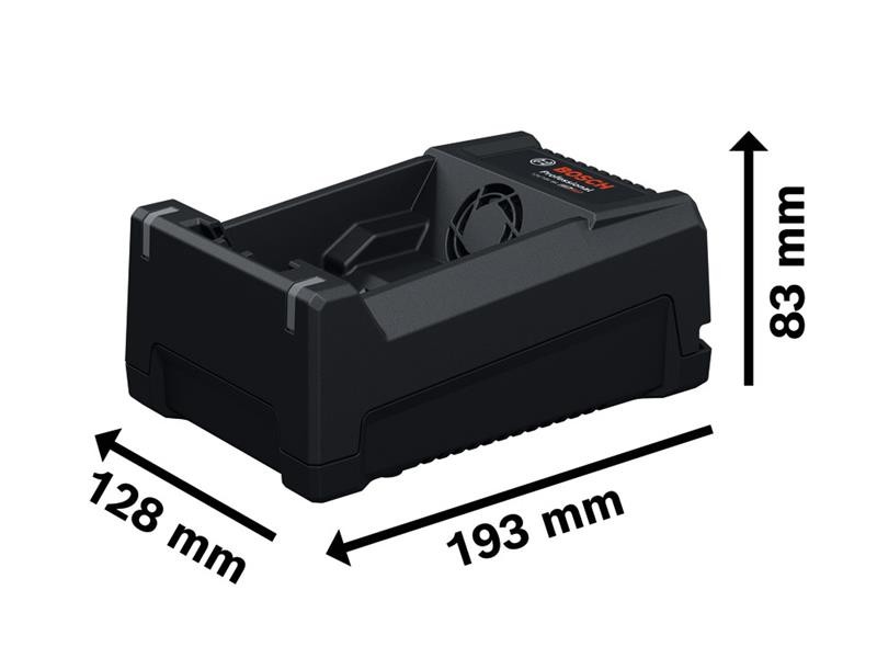 Bosch Professional Battery Charger 12/18V Li-ion 8 Amp Air Cooling BSH600A037CJ