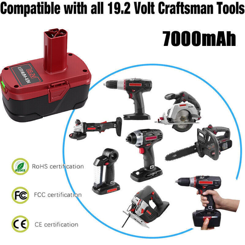 For Craftsman 19.2 Volt PP2030 C3 7.0Ah Lithium-Ion XCP Battery 11375 130279005