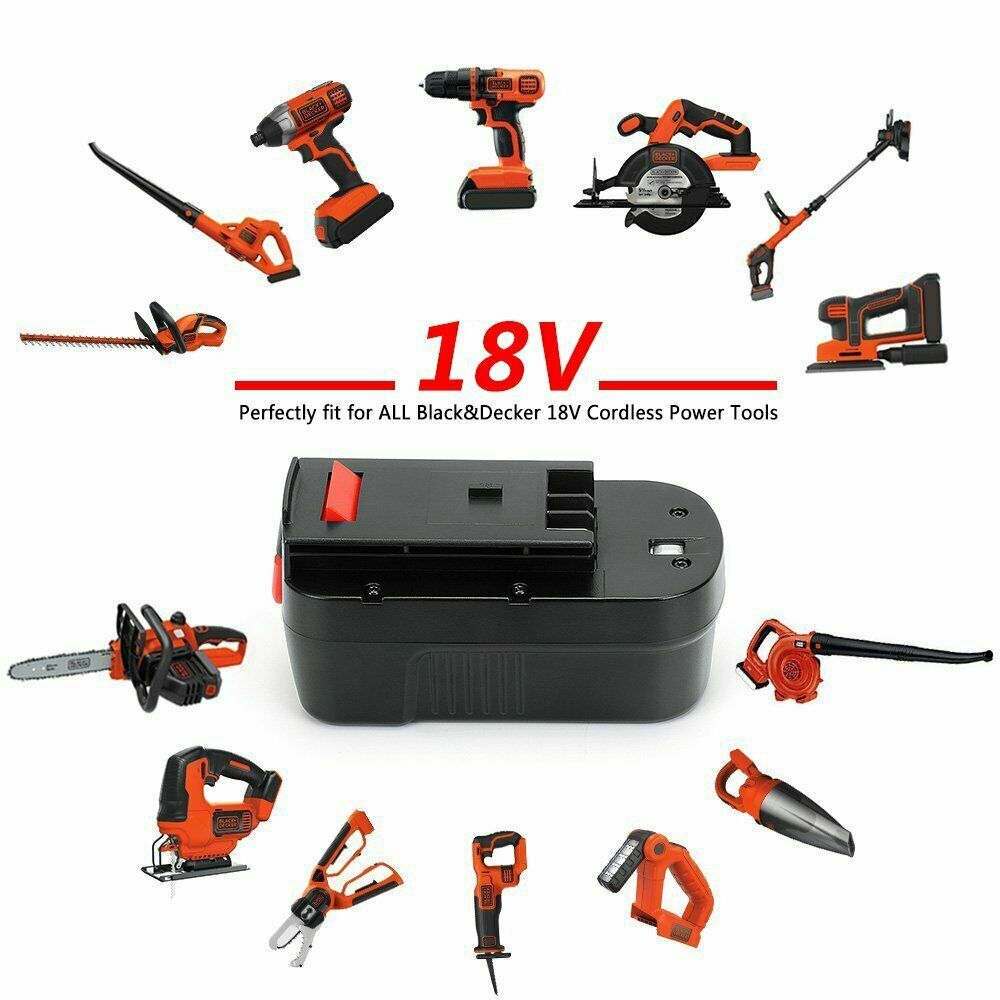2 Pack 18V for Black and Decker HPB18 18 Volt 4.8Ah Battery HPB18-OPE 244760-00A