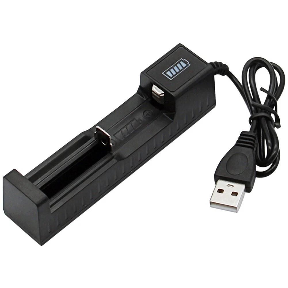 USB Charger for 4.2V 18650 18490 Li-ion Batterie 1 Slot Smart Charging Adapter