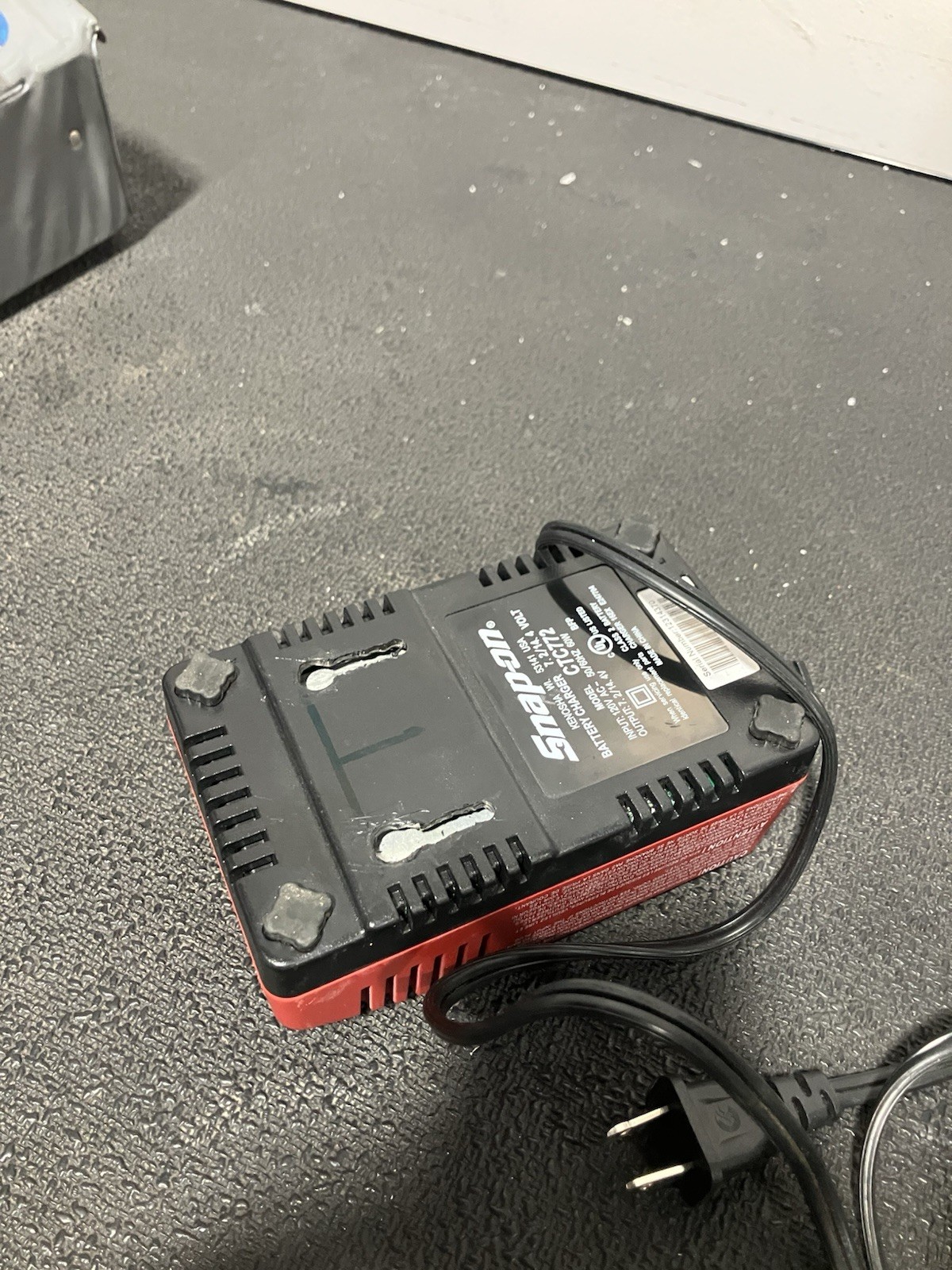 Snap-on CTC772 Lithium Battery Charger 7.2V 14.4V MicroLithium Red Black