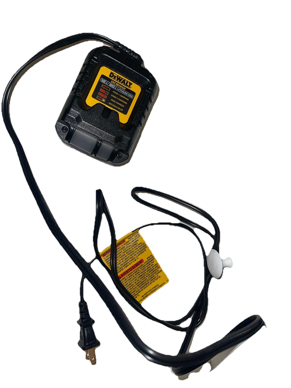 Dewalt DCB1102 12V & 20V Volt Max Li-ion Compact Wall Battery Charger 2 STAGE
