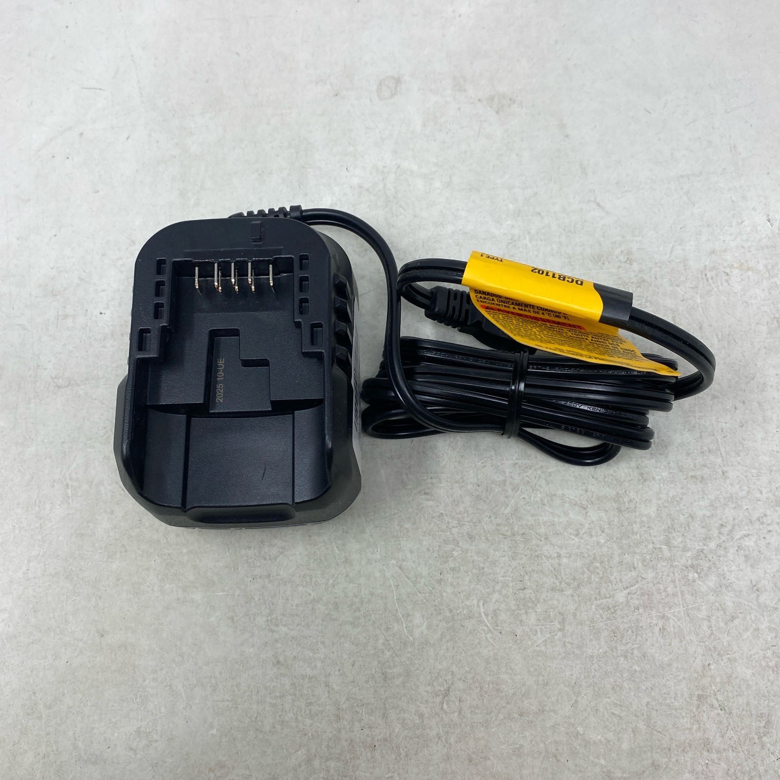 DEWALT DCB1102 12V/20V 2A Multi-Volt Charger, Black/Yellow