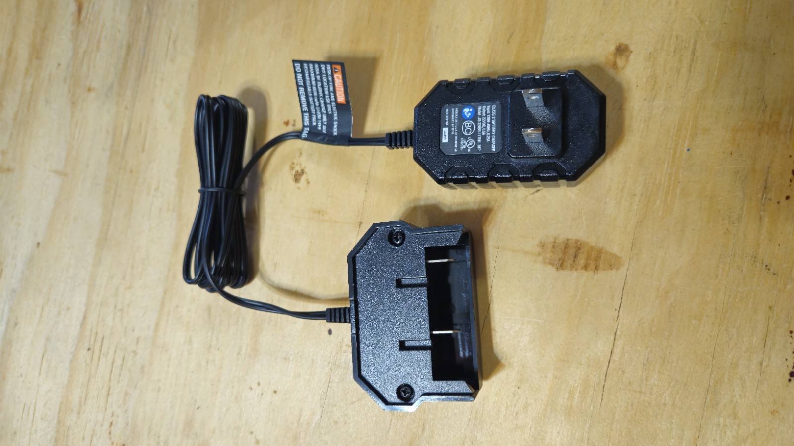 Hyper Tough 20V Max Lithium-Ion Power Tool Battery Charger #80211 New
