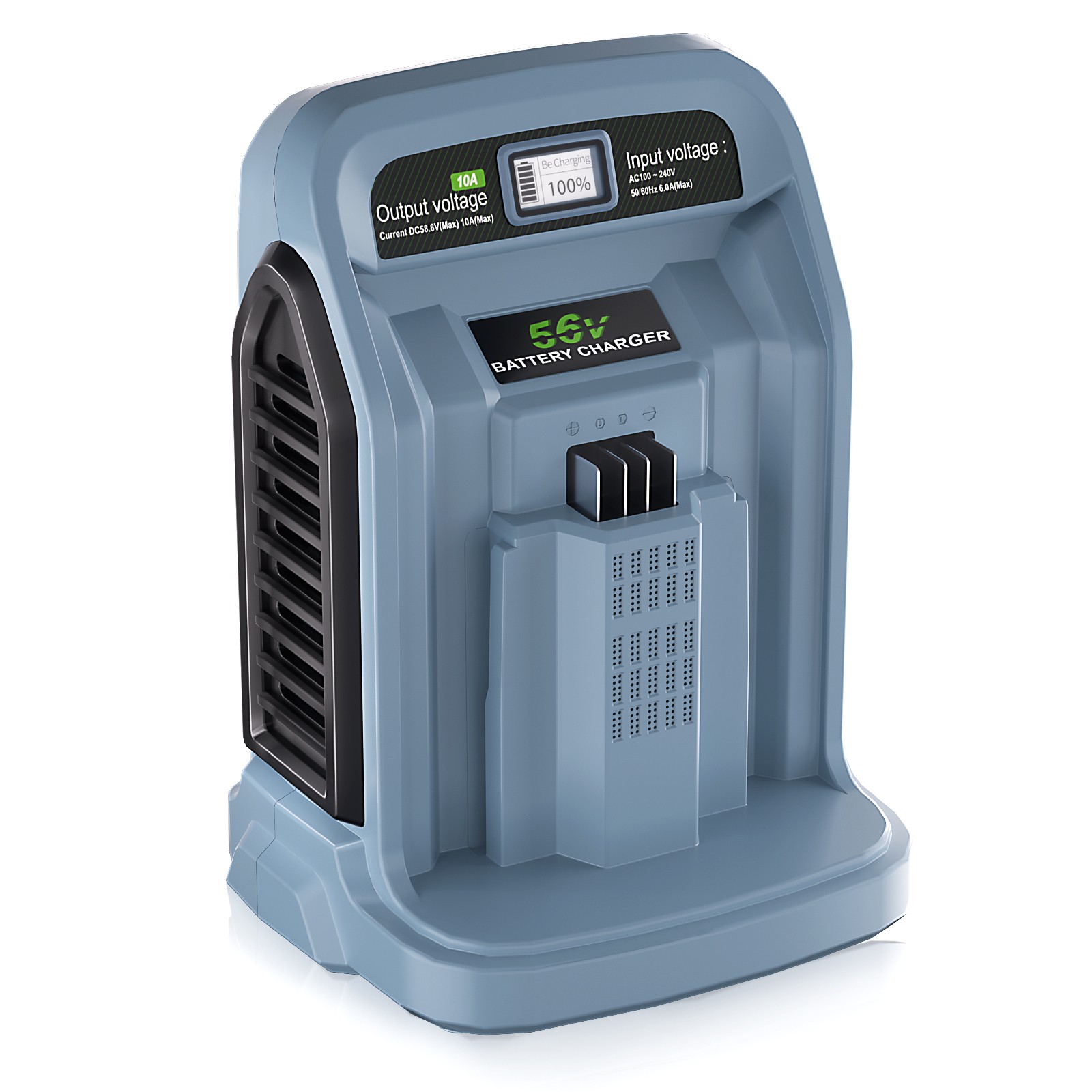 10.0A Rapid Charger For EGO 56V Battery BA1400T BA2242T BA2800T BA4200T BA3360T