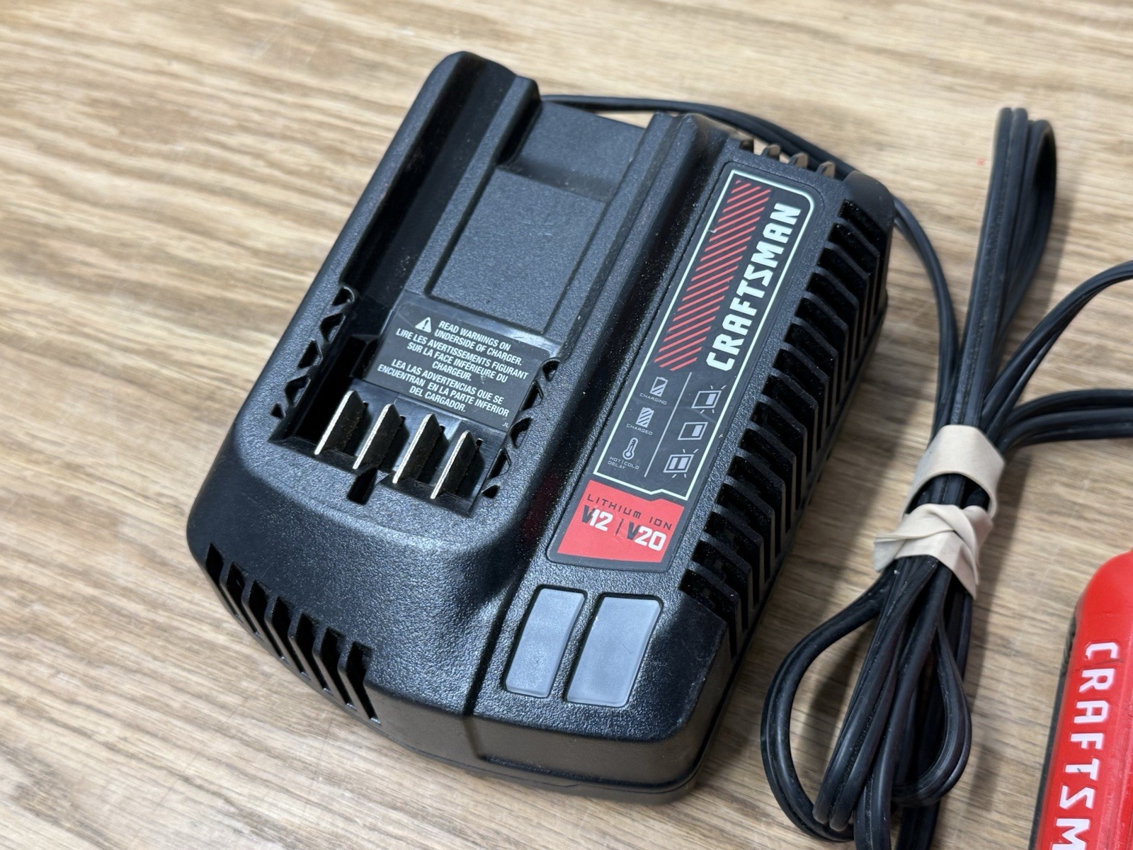 Craftsman Battery Charger 12V-20V CMCB102 and 2 20V Batteries CMCB101