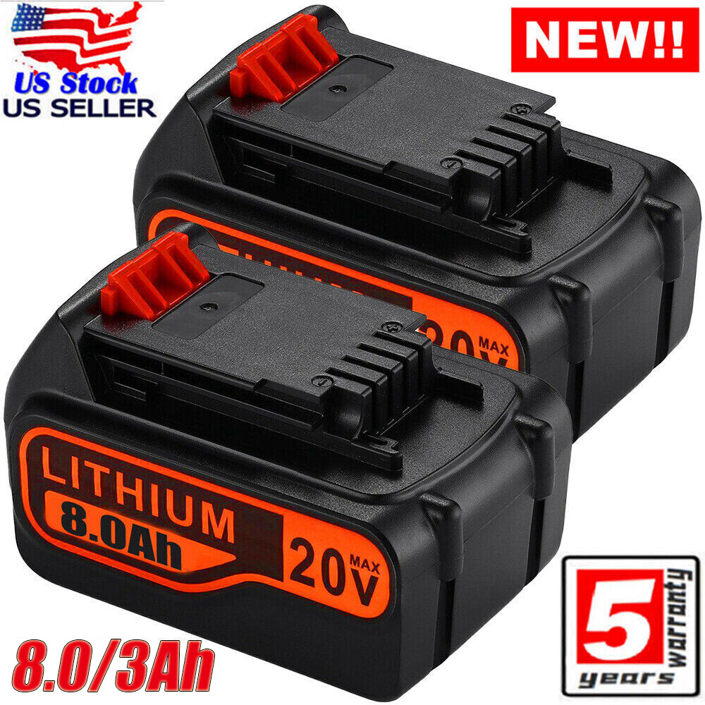 Pack LBXR20 20V For Black+Decker Max Lithium Battery / Charger LBXR20-OPE LB20
