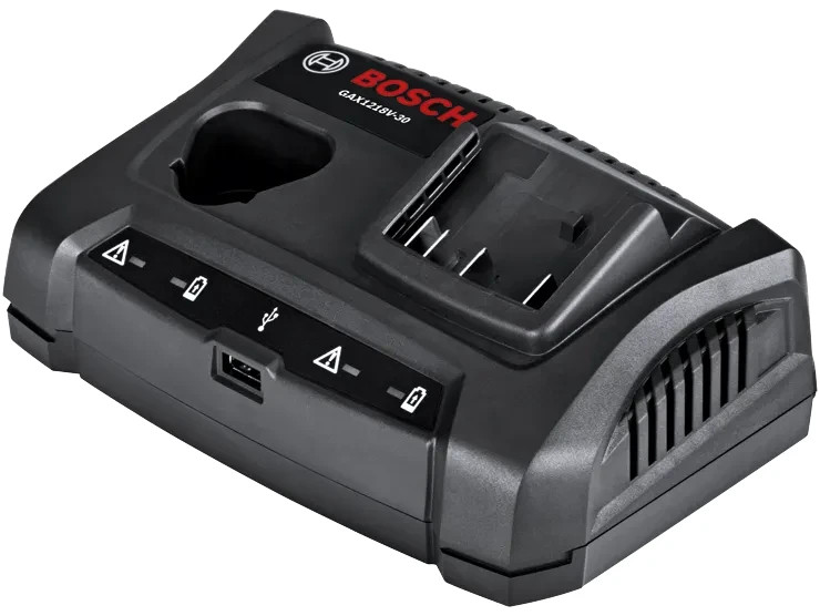 New Bosch Gax1218v-30 Lithium Ion Battery Charger 12v Max 18v New in Box Black