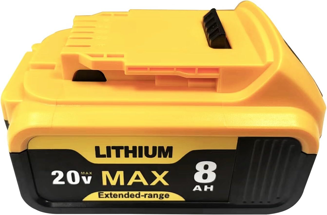 4Pack 8.0Ah for Dewalt 20 Volt Max Battery 20V Lithium-ion DCB201 DCB200 8Ah