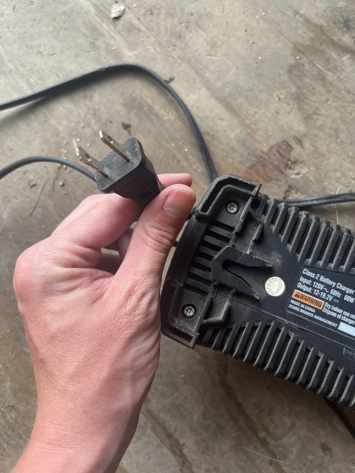 Craftsman 19.2v Volt NiCd Battery Charger Set 315.CH2020 315.11375 Tested Works