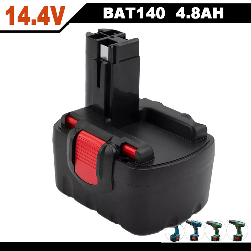 14.4 Volt 4.8Ah Battery for Bosch BAT140 BAT159 Cordless BAT038 BAT040 BAT038