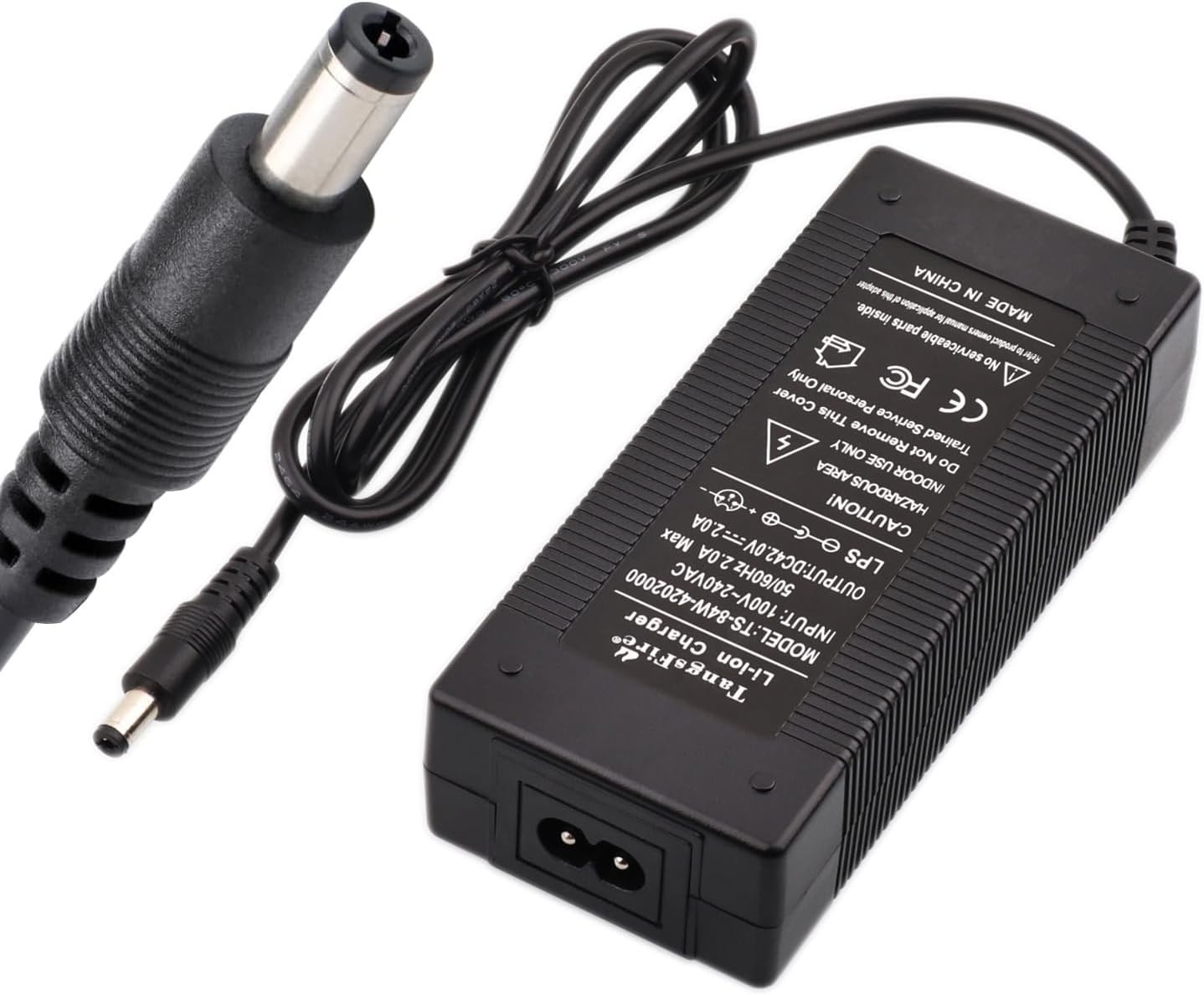 Lightweight 42V DC Charger – Fast 2A Charging for Multi-Device Lithium Batteries