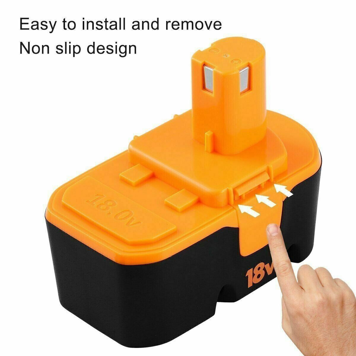2X 18V Ni-Mh P100 Battery 4.8Ah Replace For Ryobi P100 P101 ABP1801 ABP1803 BPP1