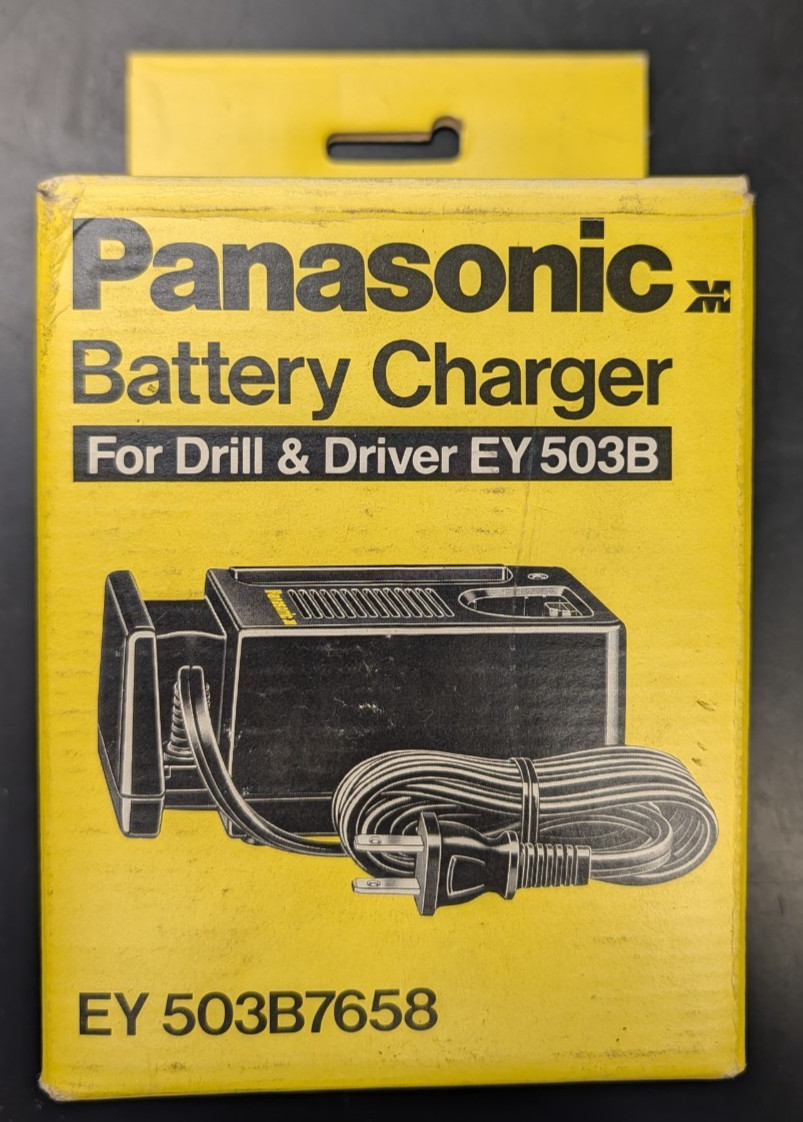 NEW Genuine Panasonic Battery Charger EY 503B7658- Free Ship