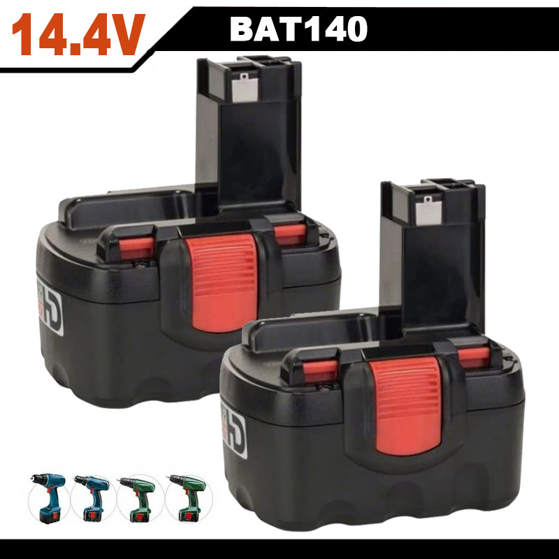 2x for BOSCH 14.4V Battery BAT140 Cordless BAT038 BAT040 BAT038 BAT159 4600mAh