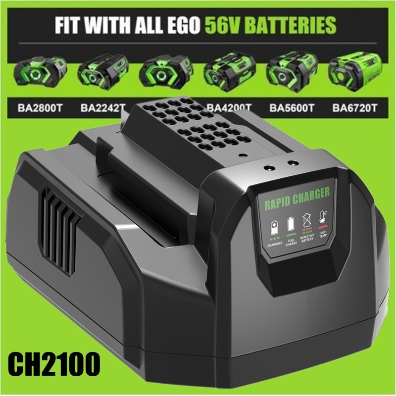 Fast Charger for EGO Battery Charger 56-Volt Lithium-ion Model CH2100 – NEW