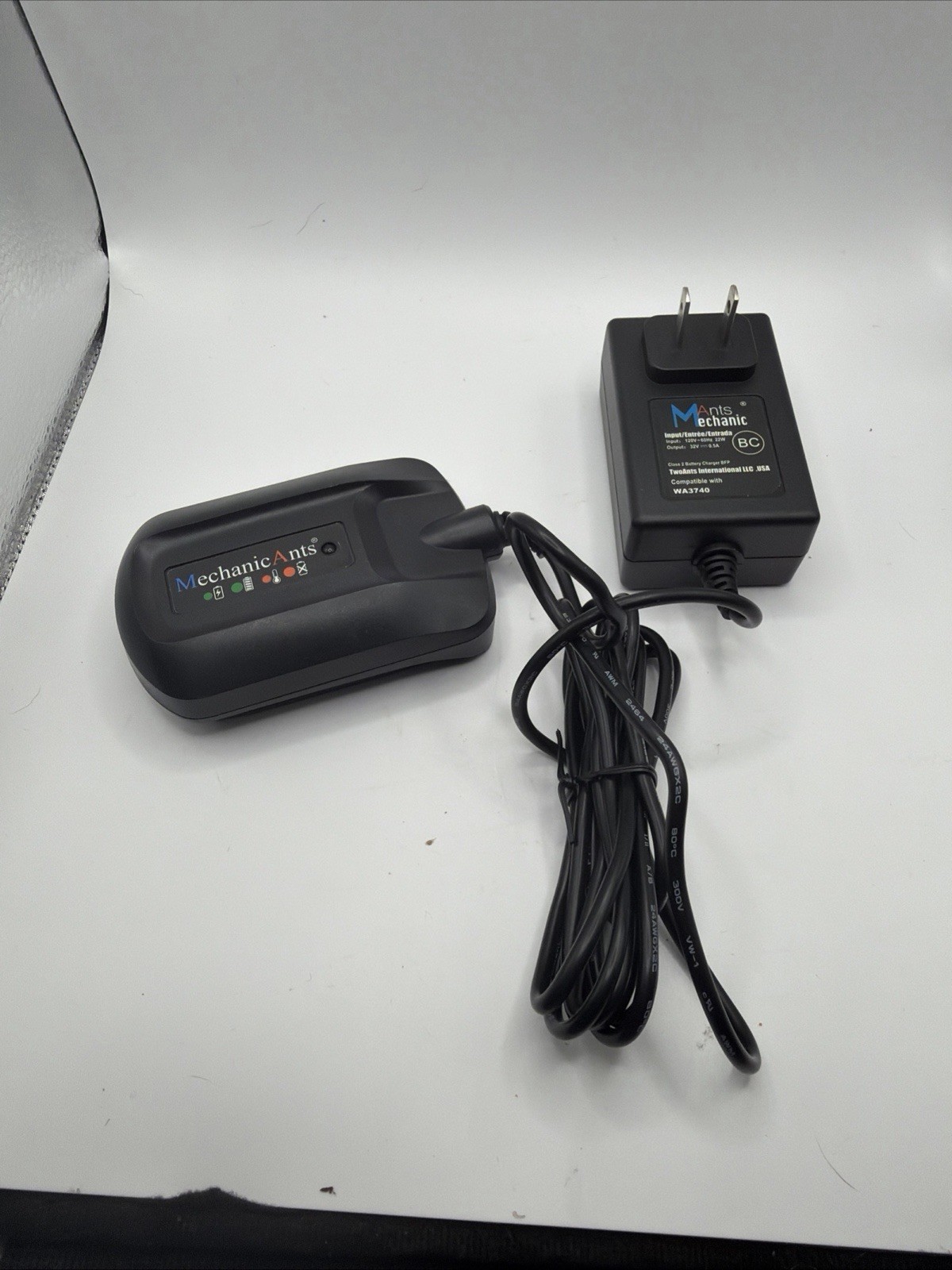 32V Replacement Charger Worx WA3740 WA3537 Lithium Battery black Mechanicants