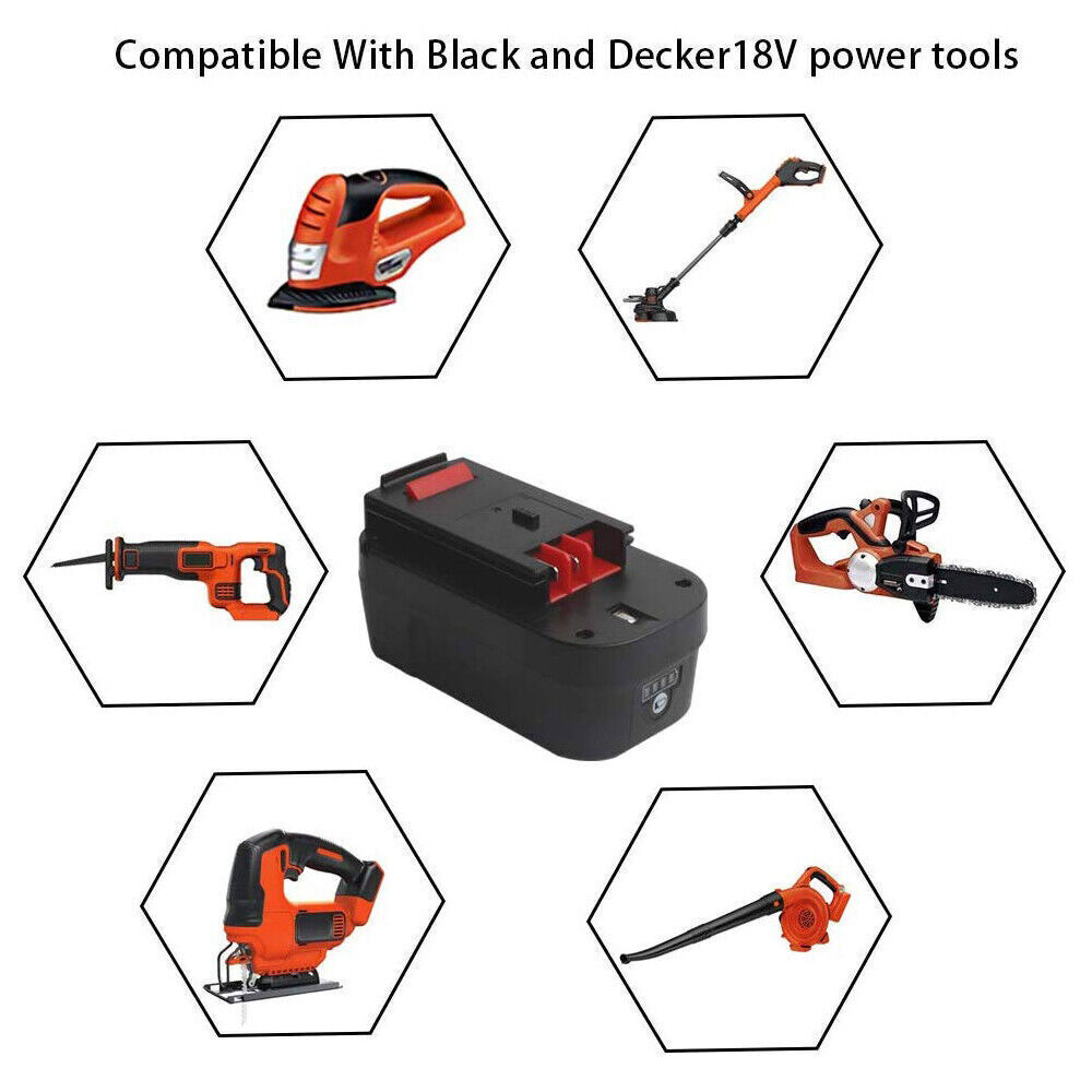 2Pack for Black and Decker HPB18 18 Volt 7Ah Li-ion Battery HPB18-OPE 244760-00