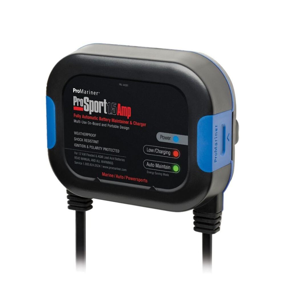 ProMariner 44001 ProSport 1.5 Maintainer 1.5A, 1 Bank, 120V