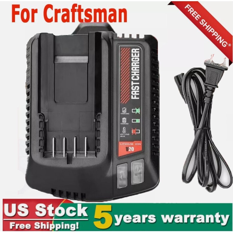 20V Fast Charger CMCB104 For Craftsman V20 Lithium-ion Battery CMCB204 CMCB202
