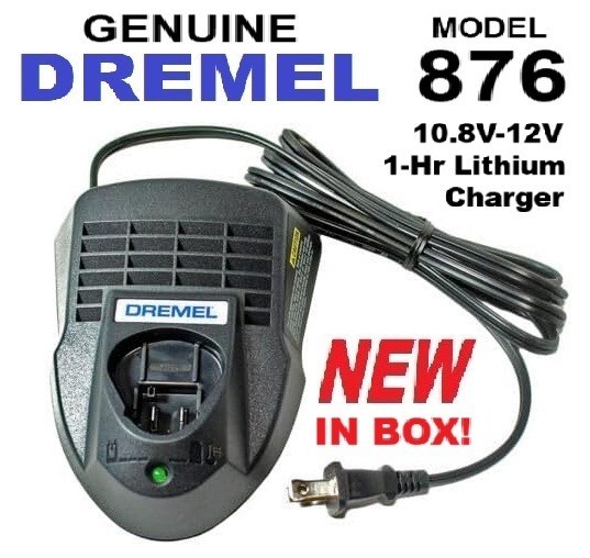 DREMEL 876 10.8V-12V Volt 1-Hr Lithium OEM Battery Charger 2607225633 NEW IN BOX