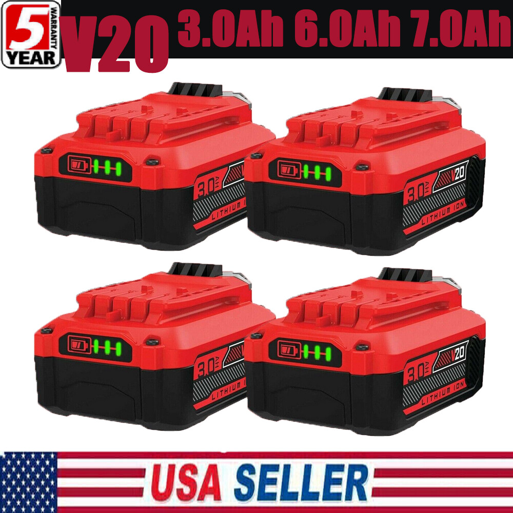 1-4X 20 Volt MAX V20 Lithium Battery CMCB204 CMCB202 CMCB201 TOOL For Craftsman