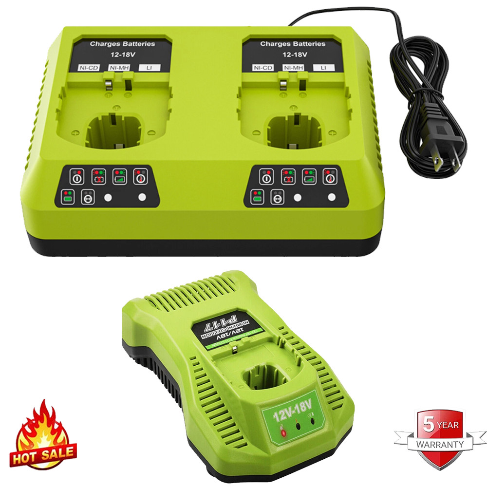 NEW Rapid Charger For RYOBI P108 18V One Plus High Capacity Lithium-ion Battery