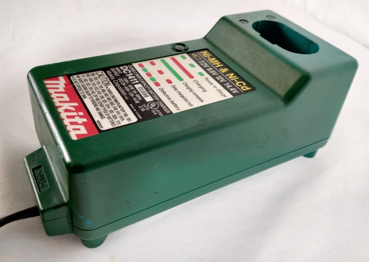 Makita DC1411 Battery Charger Ni-MH Ni-Cd 7.2V-9.6V-12V-14.4V-18V