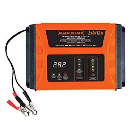 BLACK+DECKER BC12-B2, 2/8/12 Amp 3 Speed Automatic Battery Charger – Free Ship