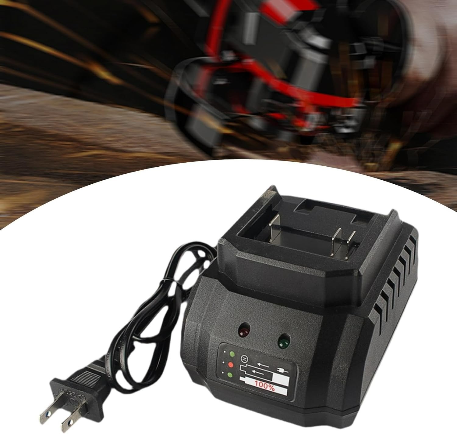 21V Lithium Battery Charger for Cordless Power Tools Universal Fast Charging US
