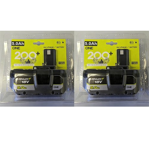 2X 18V 5.0AH For Ryobi One Plus P108 18 Volt Lithium-ion High Capacity Battery