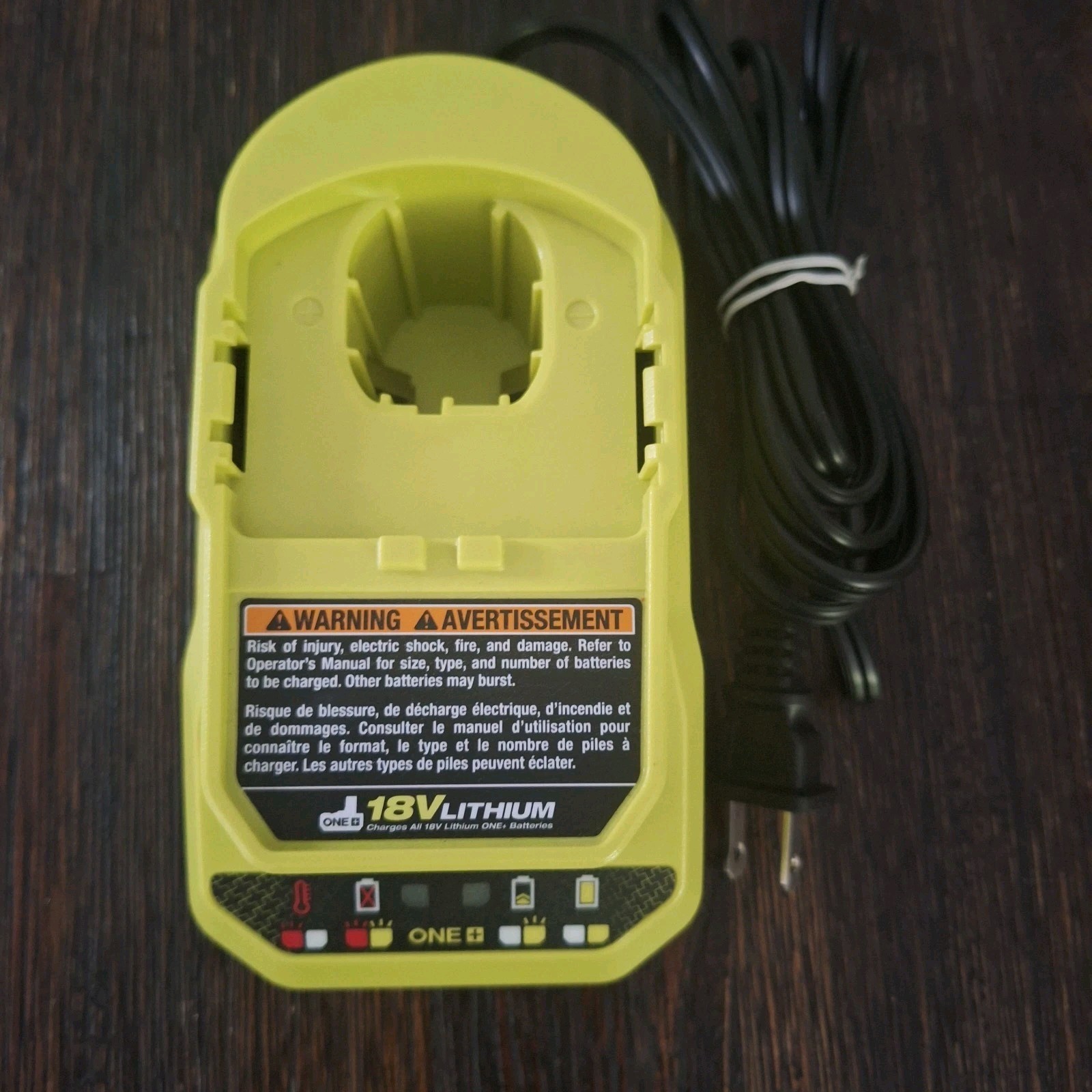 Genuine Ryobi One+ 18V Lithium Ion Battery Chargers PCG002 & P119 UB