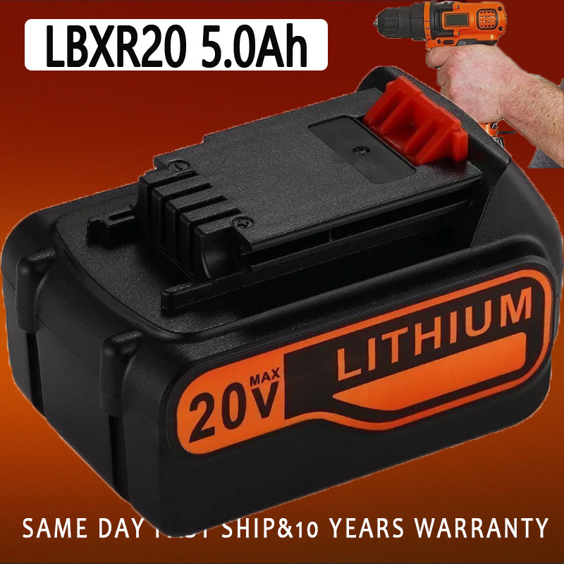 5.0Ah 20Volt LB2X4020 Battery FOR Black & Decker 20V MAX Lithium LBXR20 LBX20 US