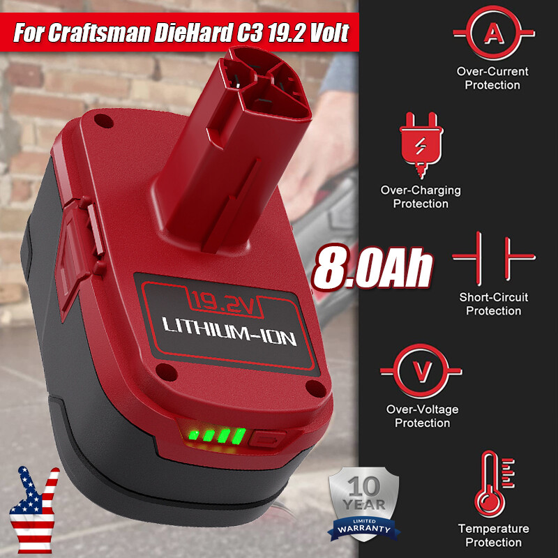 1-2Pack 7.0Ah for Craftsman 19.2V Lithium XCP Battery C3 DieHard 11375