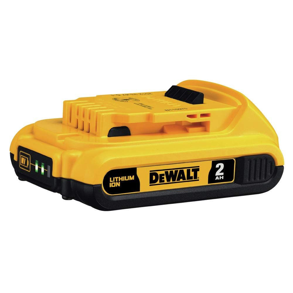 DEWALT 20V MAX Battery, Compact 2.0Ah (DCB203) 2.0 Ah, Yellow/Black