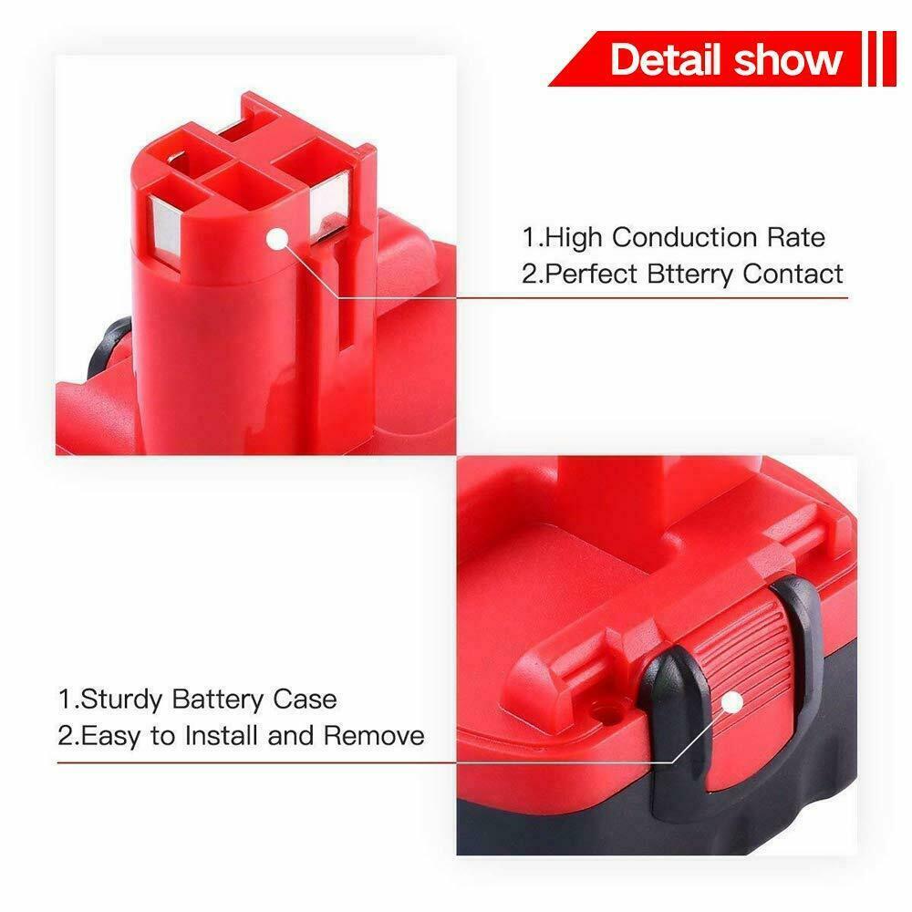 2Pack 14.4V 4.6Ah Battery for BOSCH BAT140 Cordless BAT038 BAT040 BAT038 BAT159
