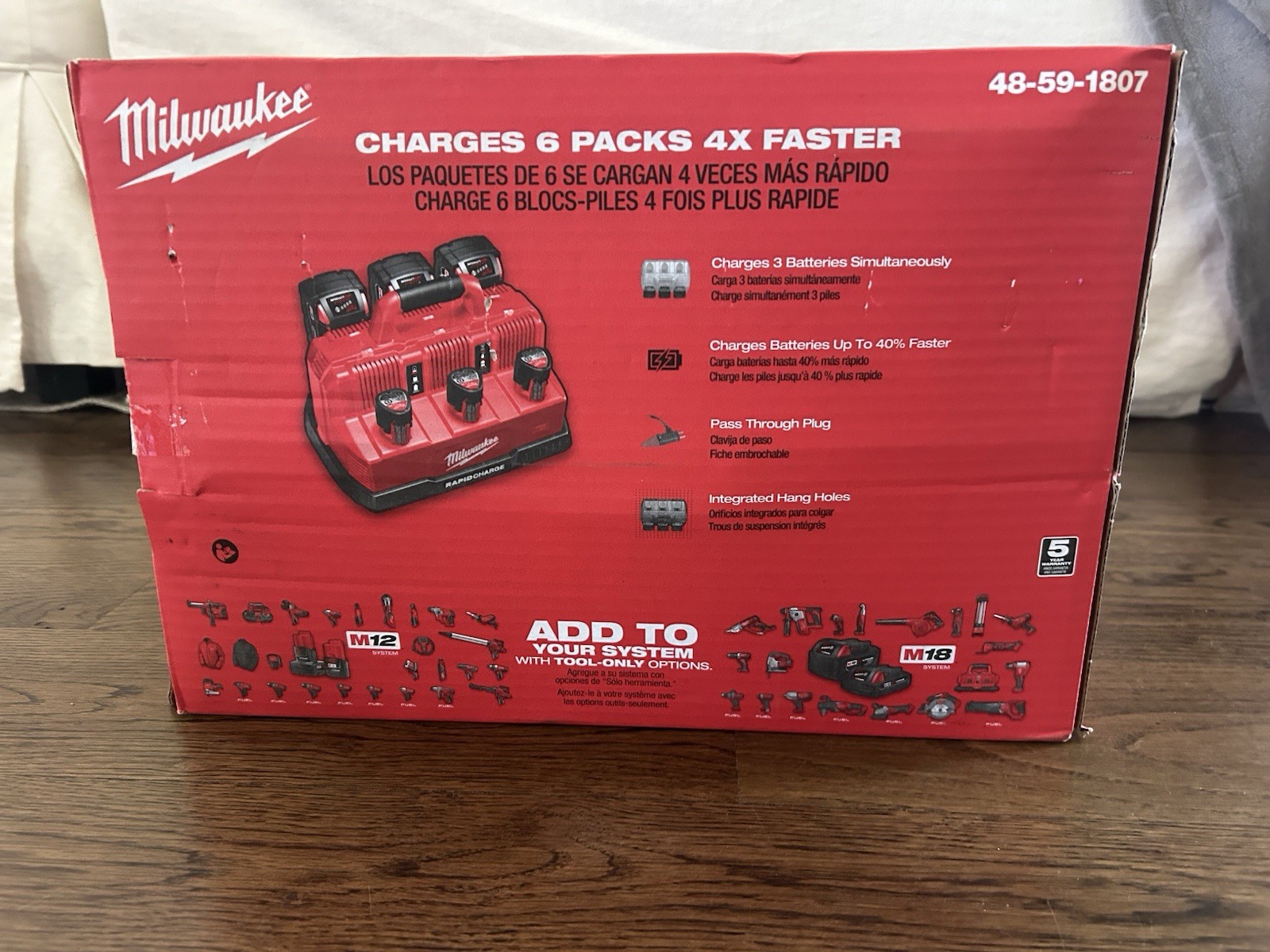 Milwaukee Rapid Charge Station M18 M12 48-59-1807