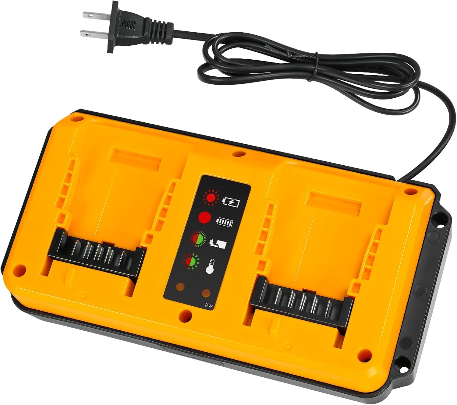 90W Dual Ports for Dewalt 18/20V Max Battery Fast Charger for Efficient Charging